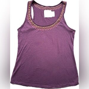 H&M Purple Jeweled Tank Top